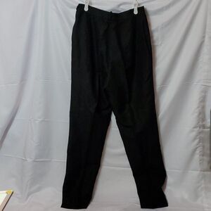 EDDIE BAUER/SLIM TROUSER TALL, NEW, BLACK SIZE 14, WOMEN'S, LINEN